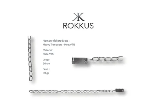 Heavy Tranquera Necklace – ROKKUS (foto 2)