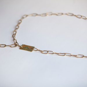 Hammer Tranquera Necklace Double Tour Bronze