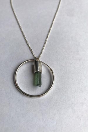 Mini mini talisman turmalina verde