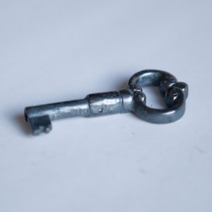 Hammer Black Sterling Silver Key