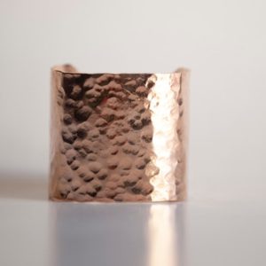Hammer Cuff Gold Pated Bronze