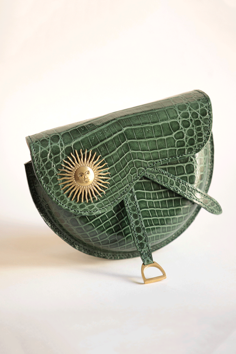 SN CELINE RIDER EXOTICO VERDE