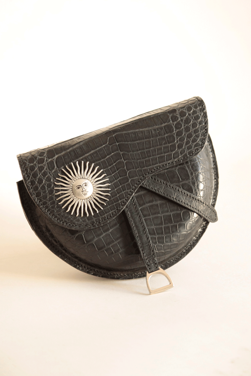 SN CELINE RIDER EXOTICO NEGRO